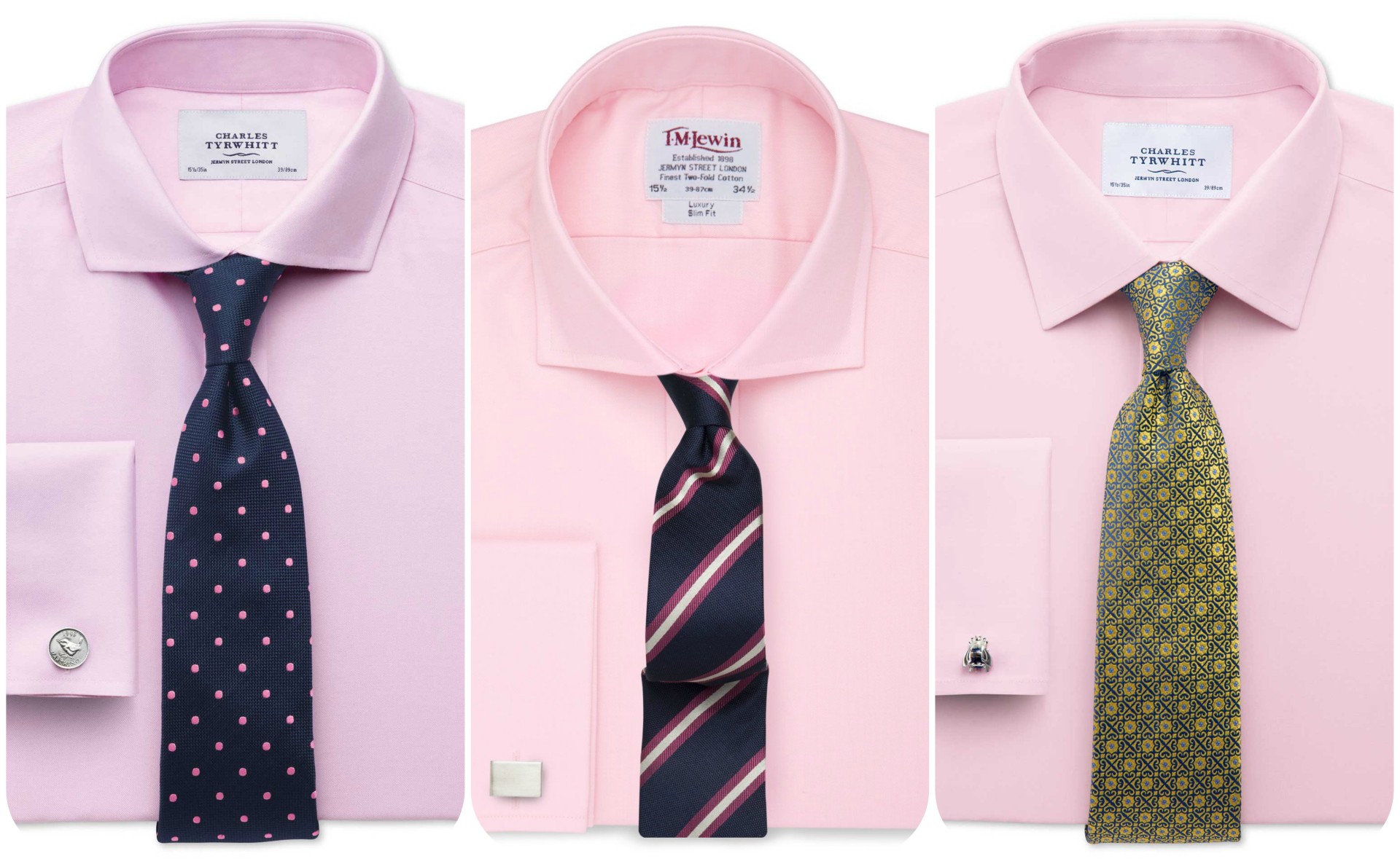 Camisas-rosadas-corbatas